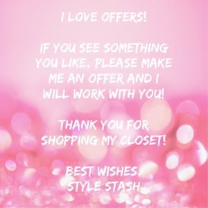 Make me a reasonable offer!